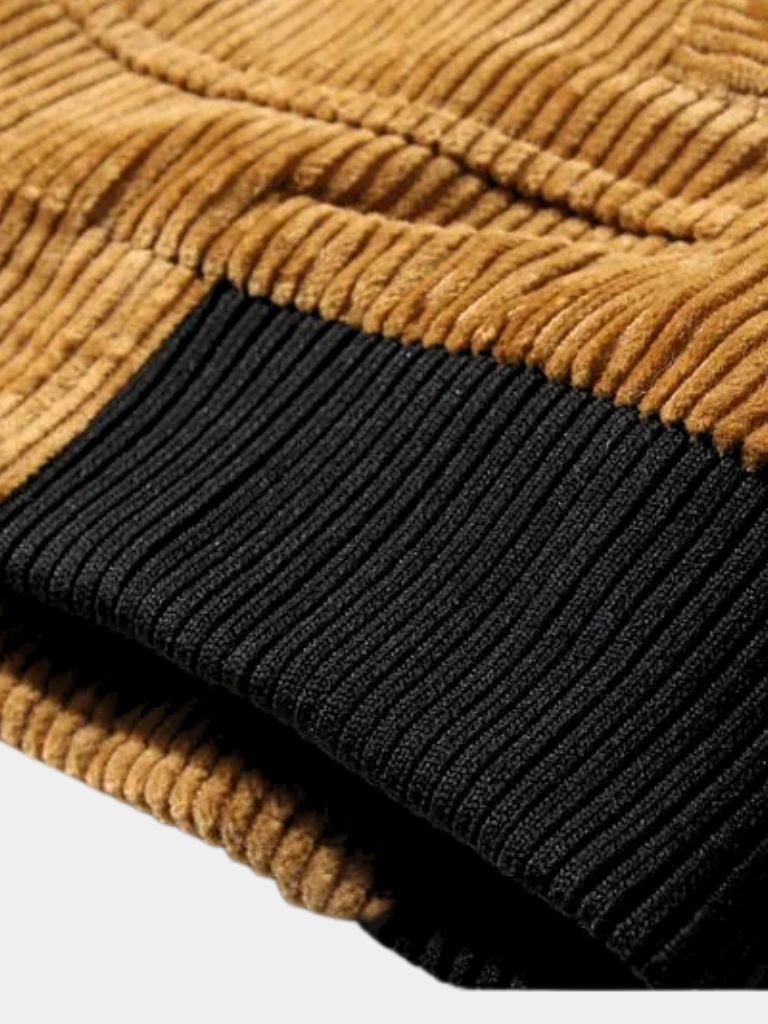 Thermal Windbreaker Corduroy Jacket for Men