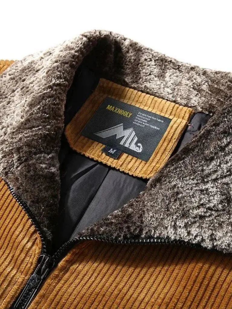 Thermal Windbreaker Corduroy Jacket for Men