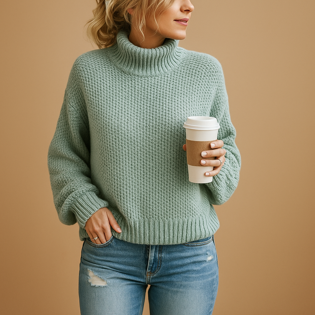 Timeless knit sweater for women | Eliana