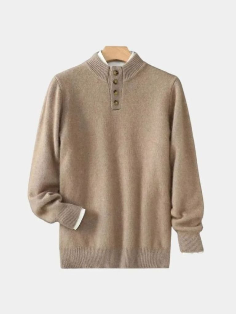 Timeless Luxe Cashmere Pullover for Men