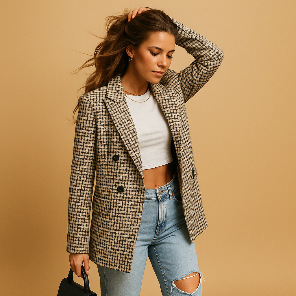 Timeless tailored blazer with classic lines for women | Vivienne