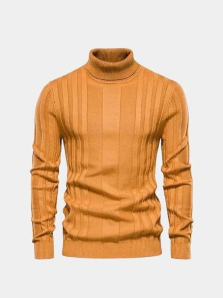 Turtleneck Knitwear Pullover Sweater for Men