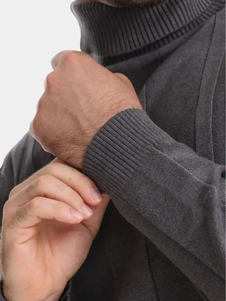 Turtleneck Knitwear Pullover Sweater for Men