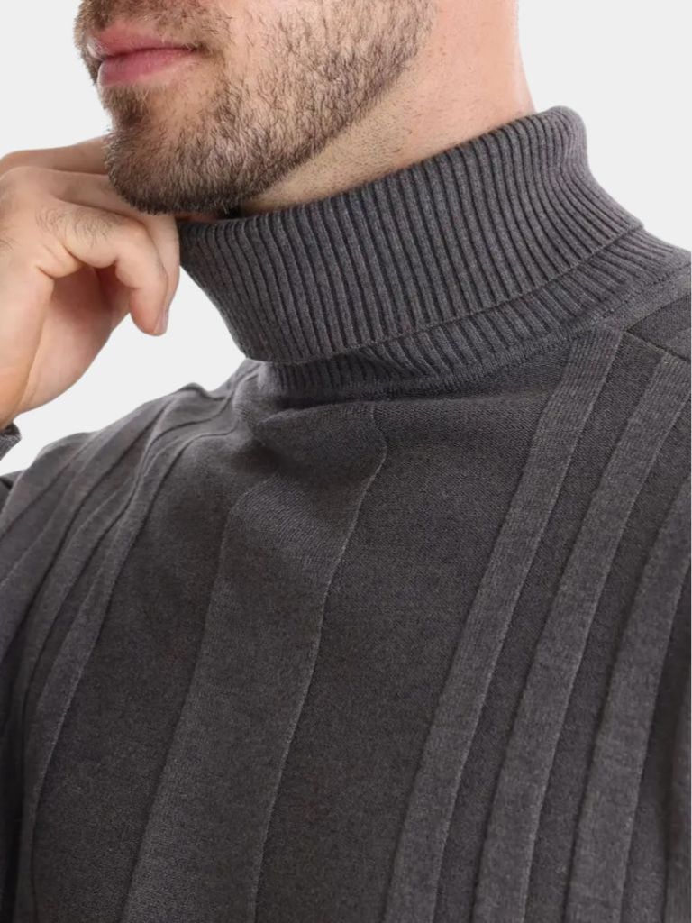 Turtleneck Knitwear Pullover Sweater for Men