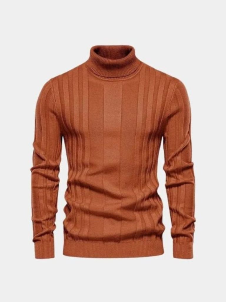 Turtleneck Knitwear Pullover Sweater for Men