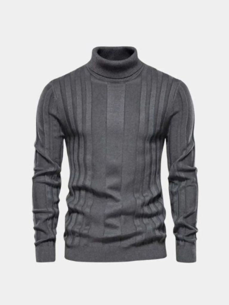 Turtleneck Knitwear Pullover Sweater for Men