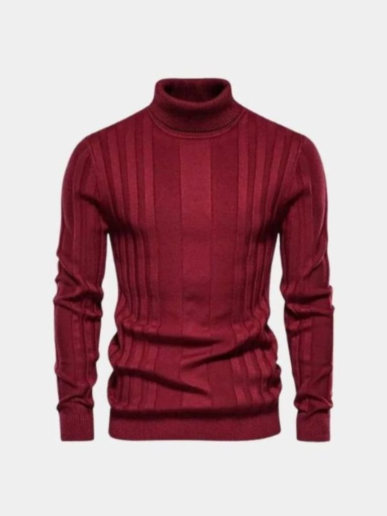 Turtleneck Knitwear Pullover Sweater for Men