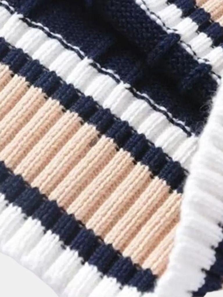 V Neck Elegant Knit Vest for Men