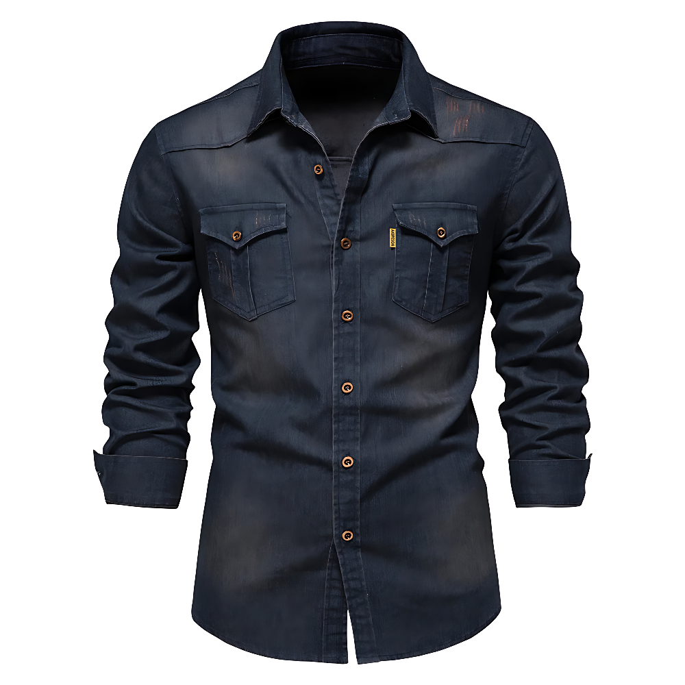 Spencer | Cotton Denim Shirt