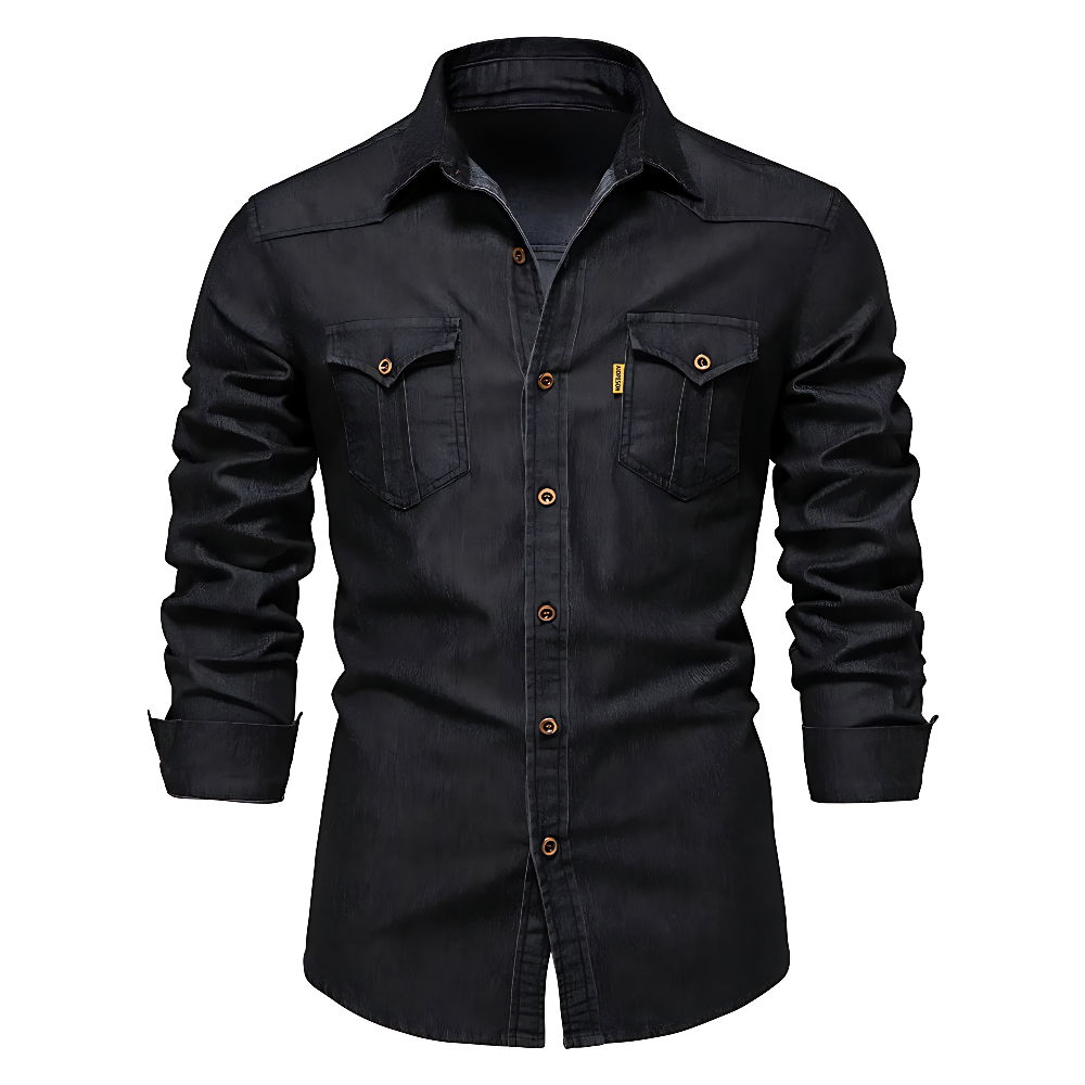 Spencer | Cotton Denim Shirt