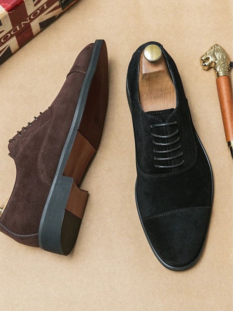 Velvet Monarch Derby Shoes for Men