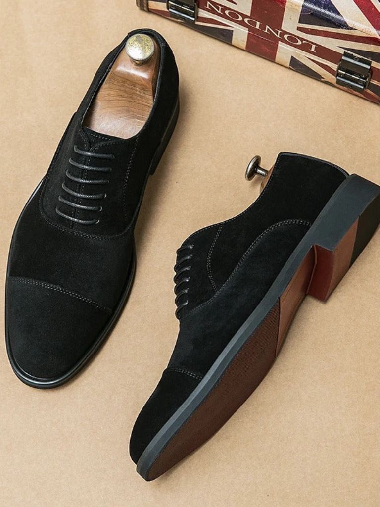 Velvet Monarch Derby Shoes for Men