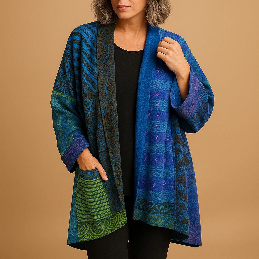 Vintage long sleeve knit sweater for women | Nora