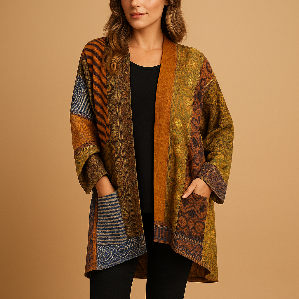 Vintage long sleeve knit sweater for women | Nora