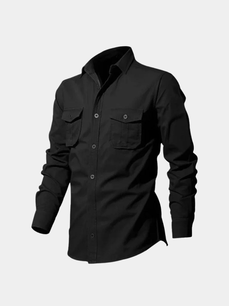 Vintage Long Sleeve Shirt for Men