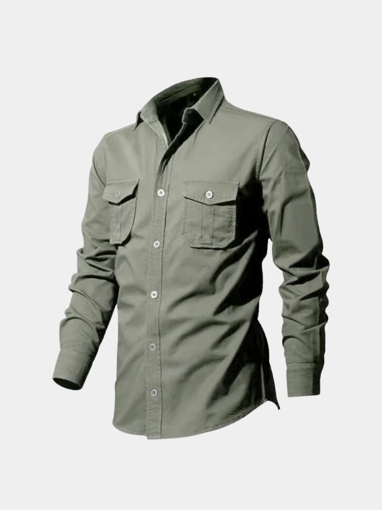 Vintage Long Sleeve Shirt for Men