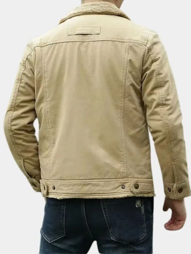 Vintage Military Aviator Jacket for Men