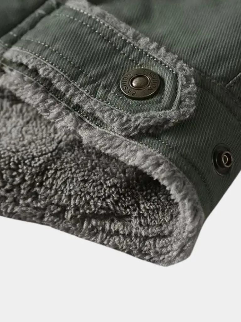 Vintage Military Aviator Jacket for Men