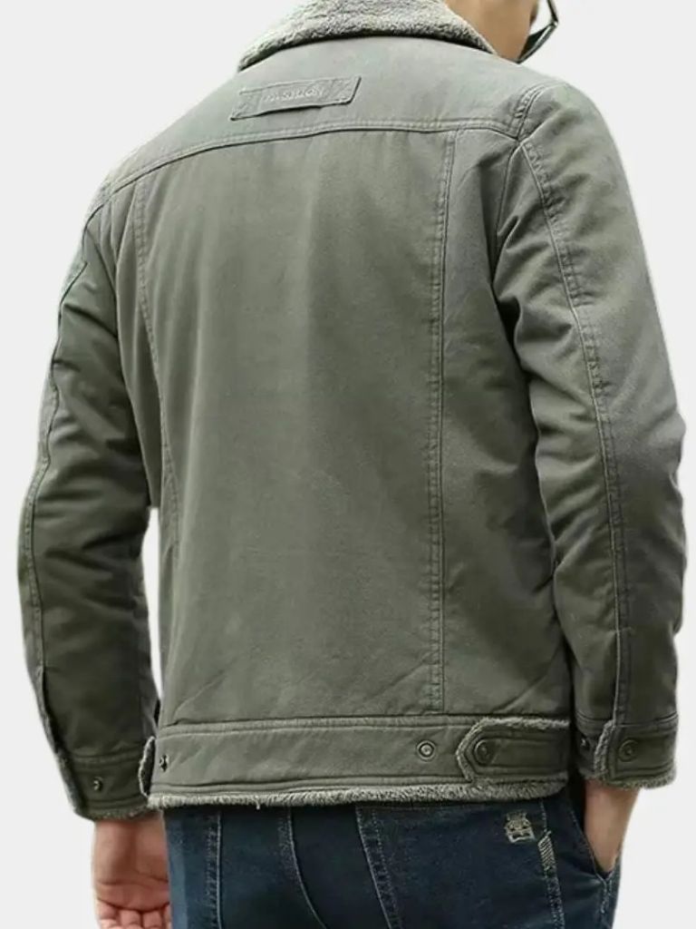 Vintage Military Aviator Jacket for Men