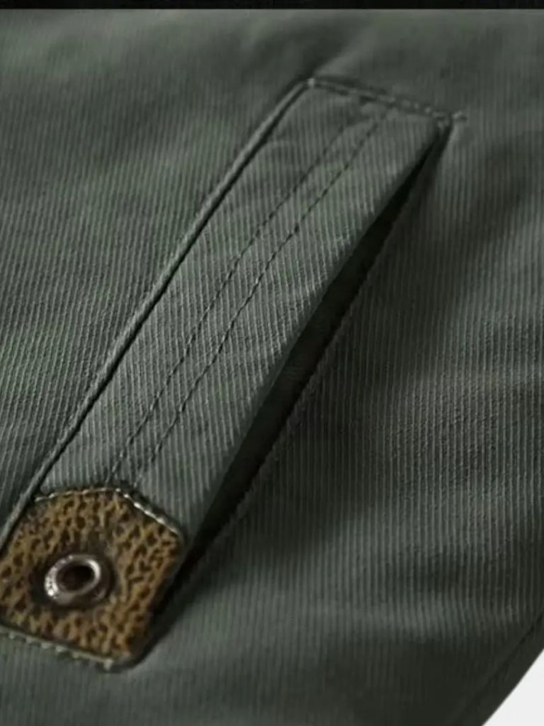 Vintage Military Aviator Jacket for Men