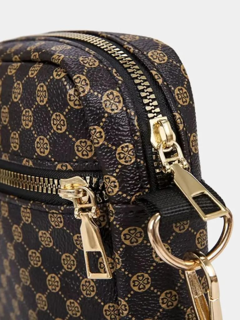 Vintage Pattern Mini Shoulder Bag for Men