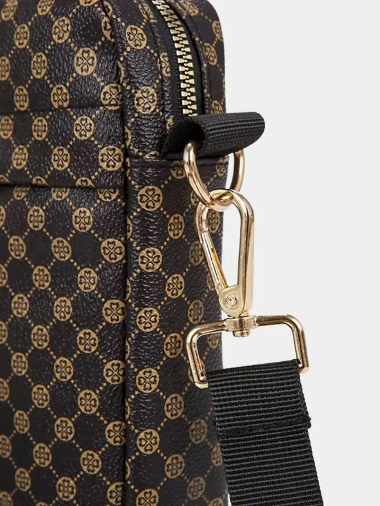 Vintage Pattern Mini Shoulder Bag for Men