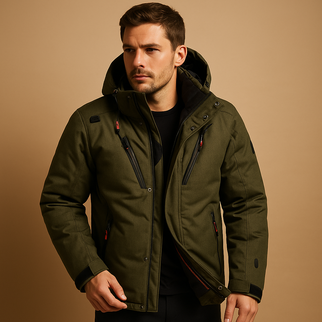 Warm down parka for men | Adrian