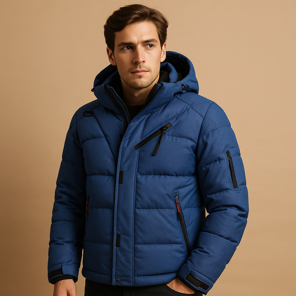 Warm down parka for men | Adrian