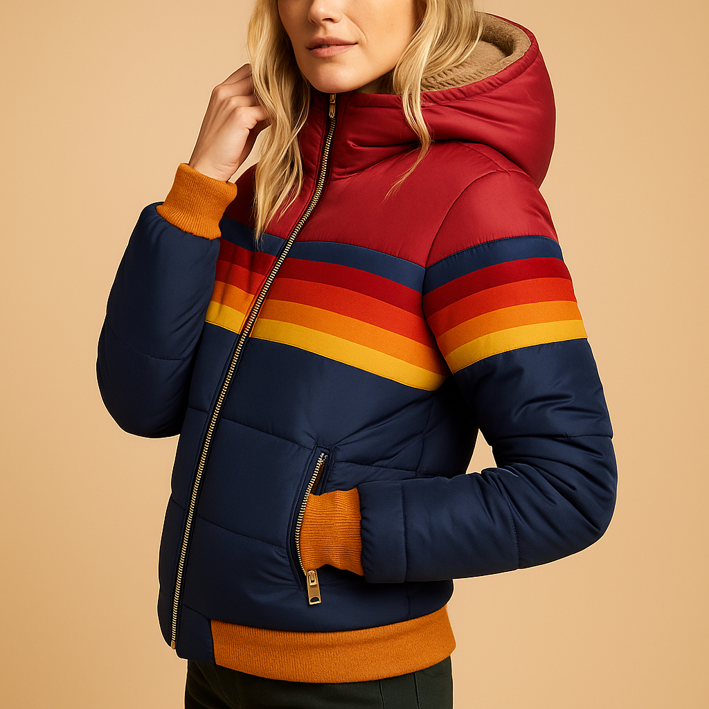 Warm hooded winter coat for women | Felicity