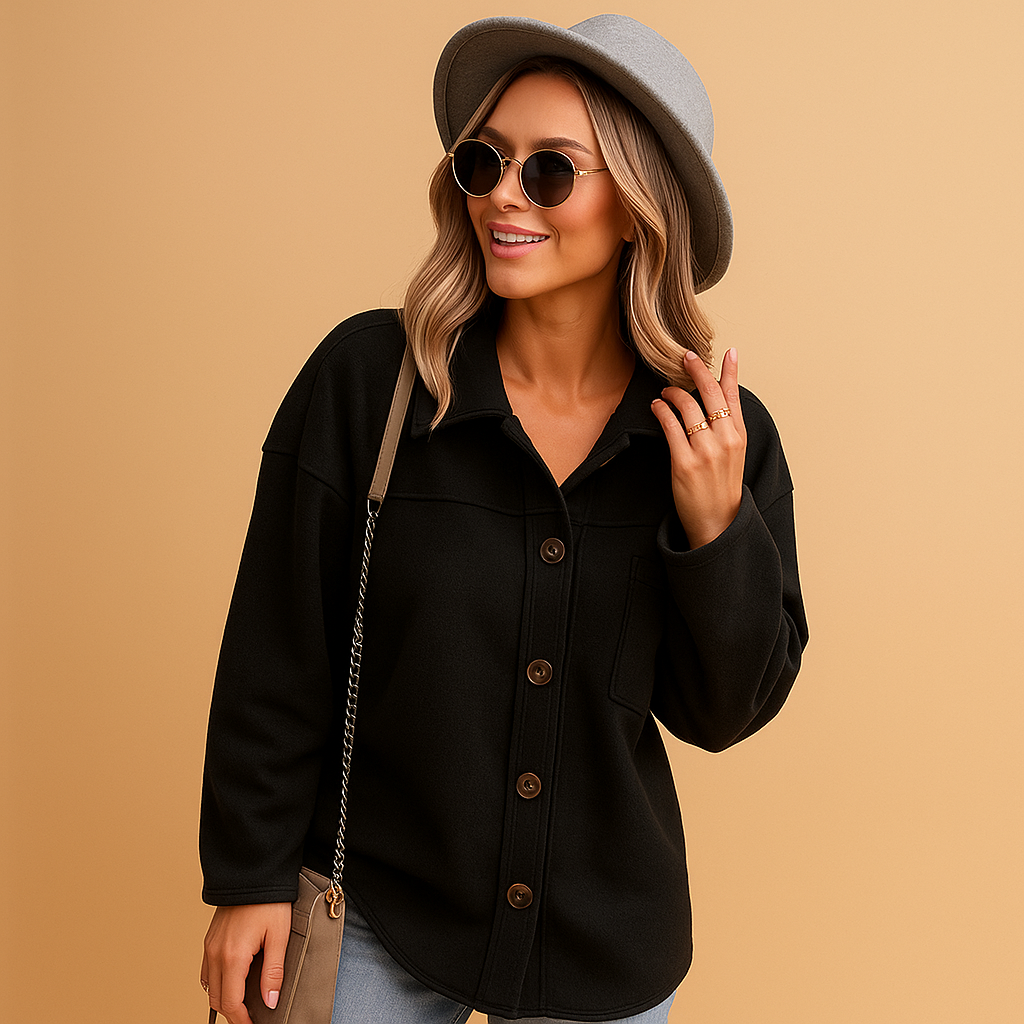 Warm stylish winter vest for women | Hazel