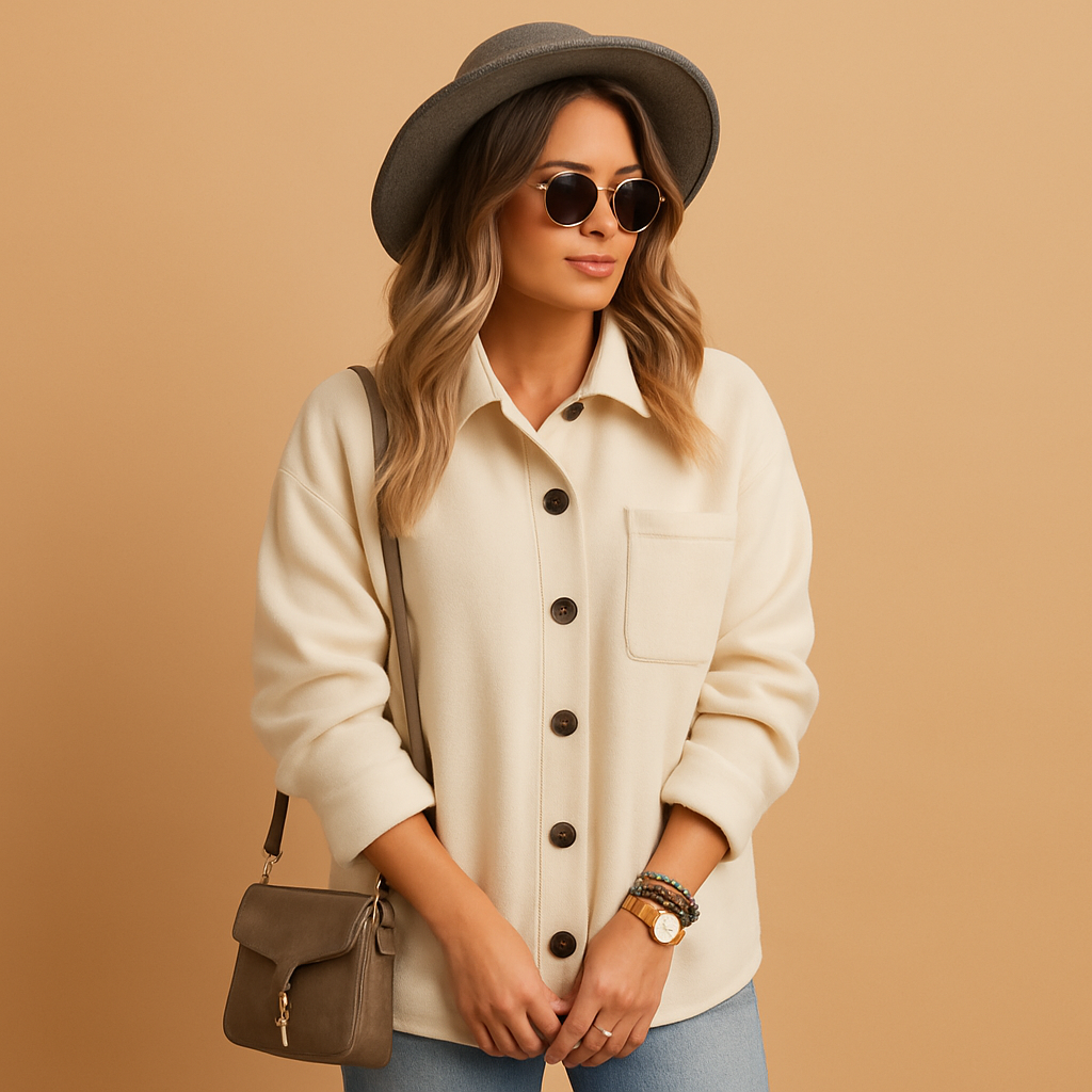 Warm stylish winter vest for women | Hazel