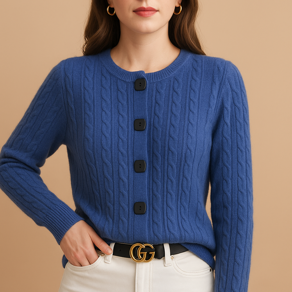 Warm wool buttoned vest for women | Kate