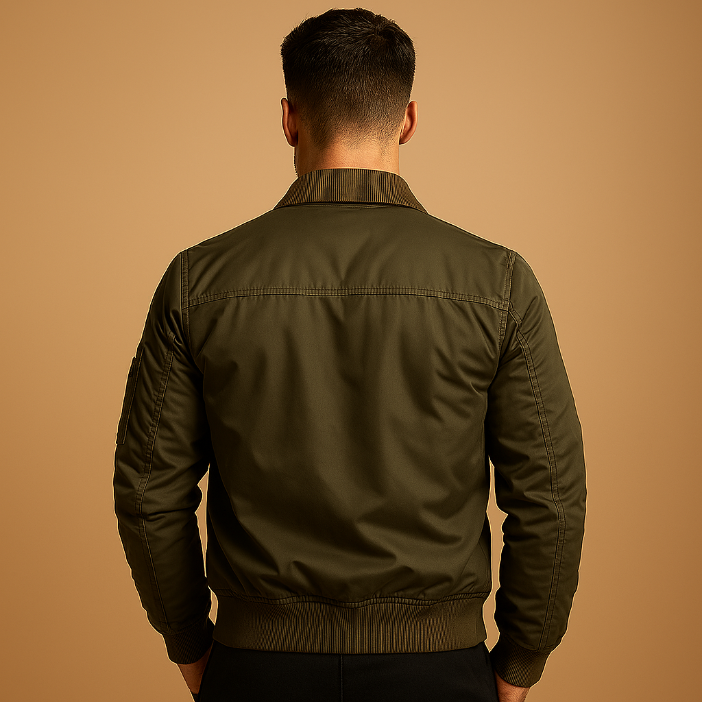 Water-repellent bomber jacket with light padding for men | Miles
