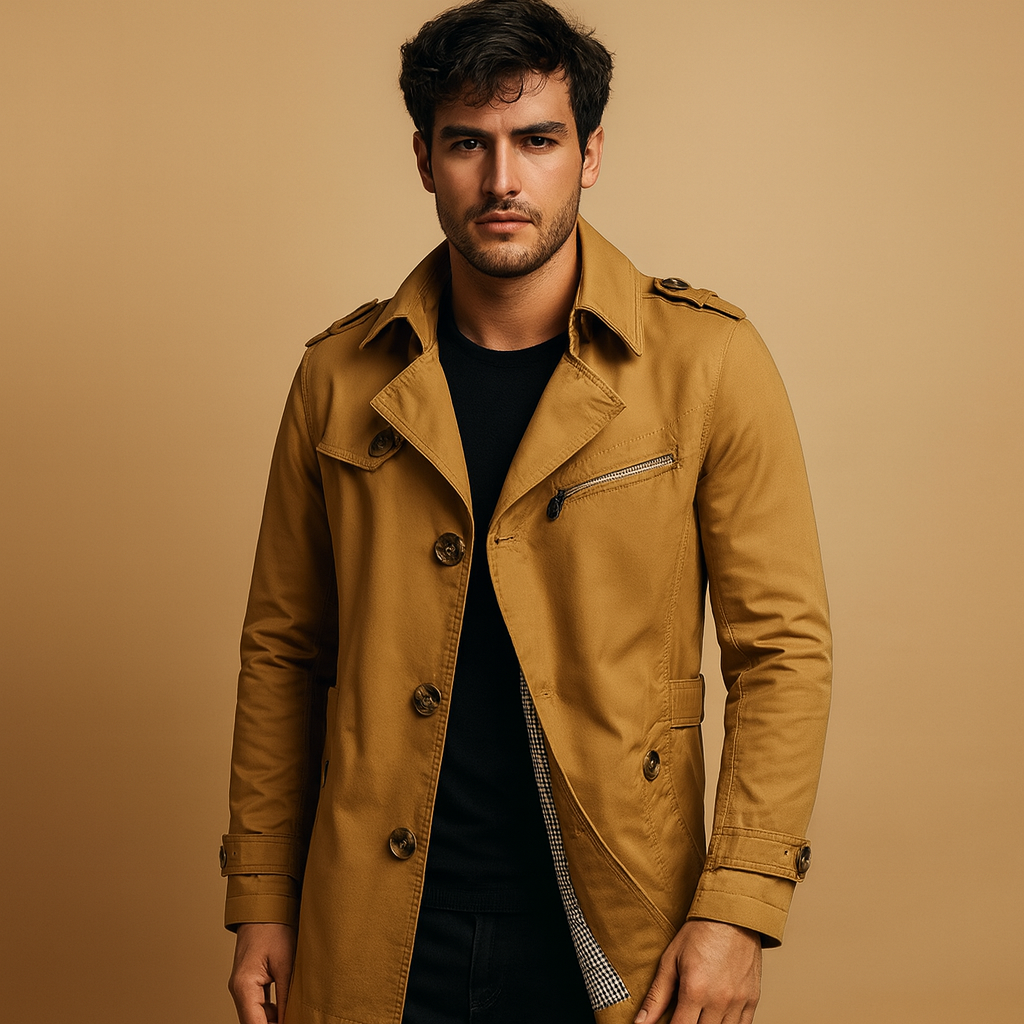 Waterproof trench coat for men | Adrian