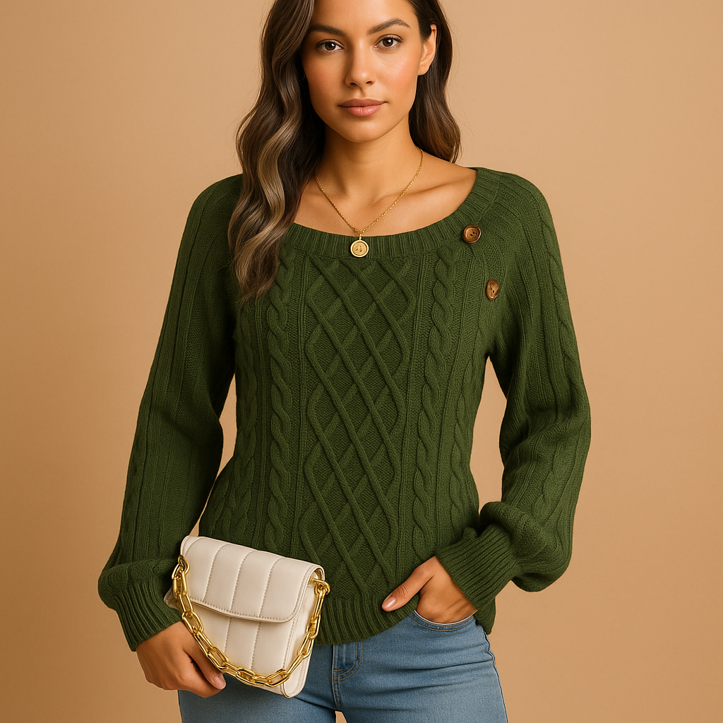 Elegant knit sweater for women | Kaiya