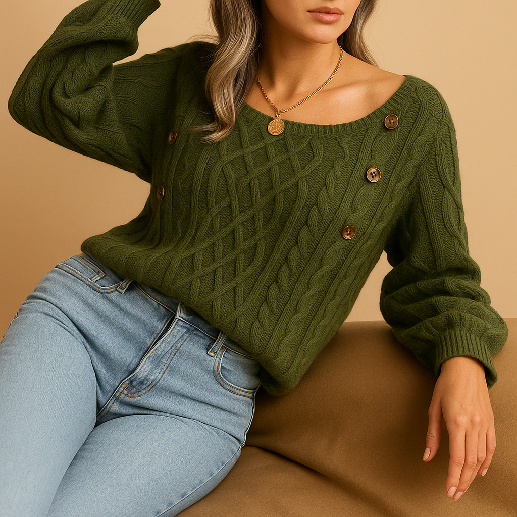 Elegant knit sweater for women | Kaiya
