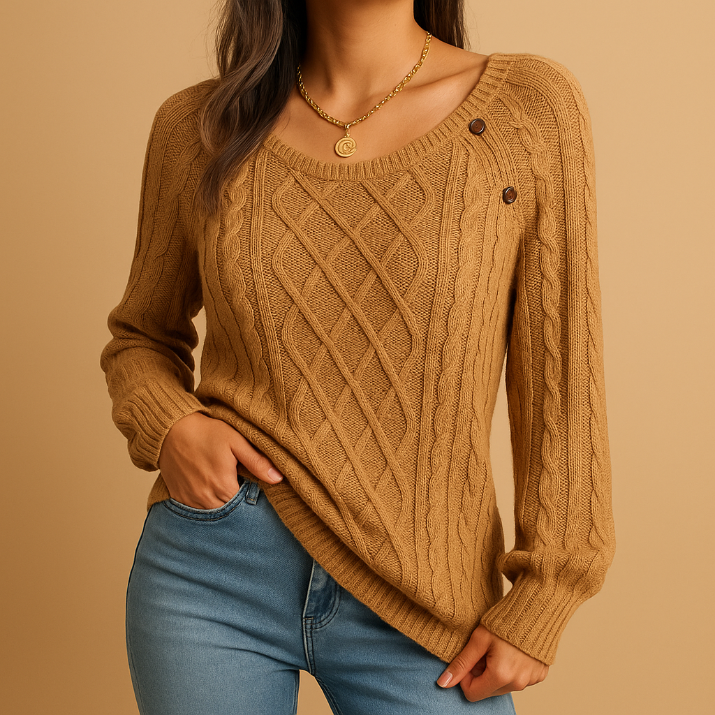 Elegant knit sweater for women | Kaiya