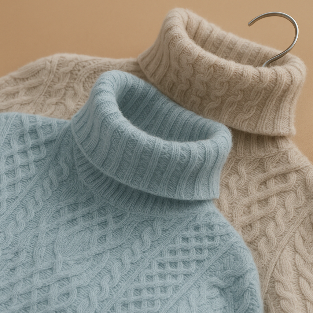 Wool turtleneck sweater for women | Yasmine
