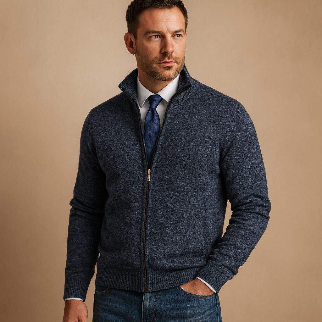 Zipped cardigan for men | Ethan