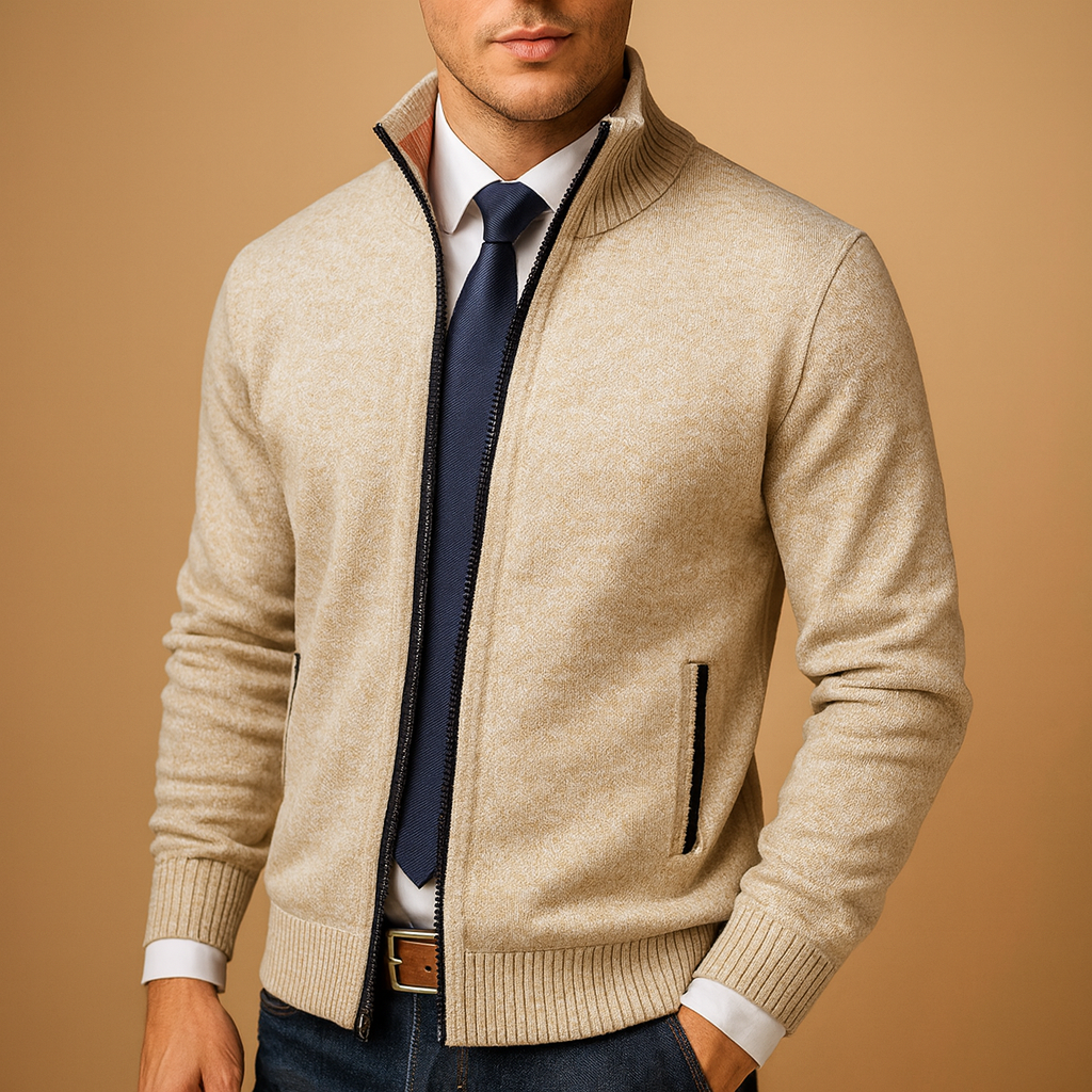 Zipped cardigan for men | Ethan