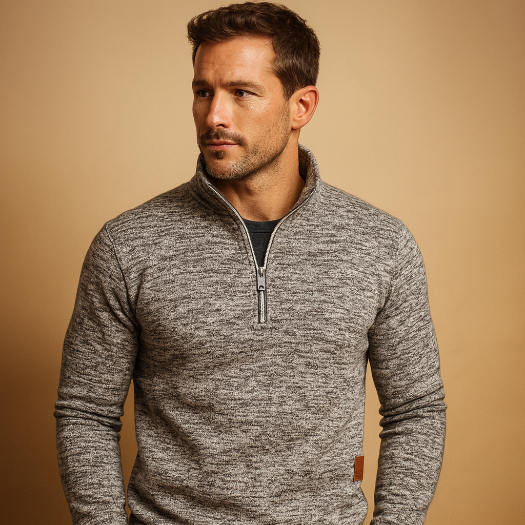 Zipped sweater for men | Ethan